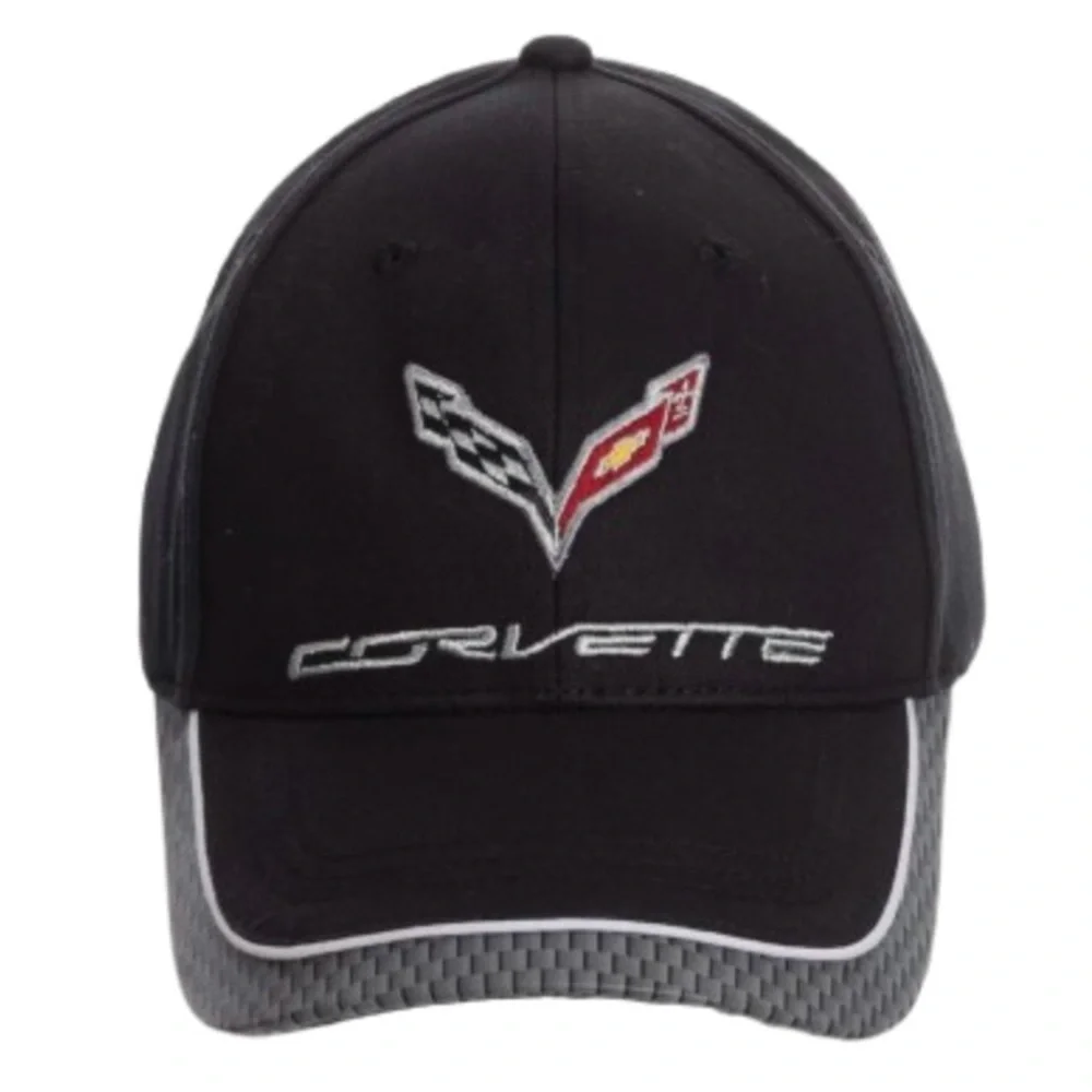 Calhoun Black Officially Licensed Chevrolet Corvette Hat Adjustable NWT